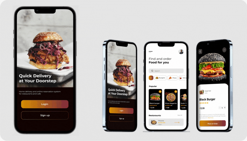 Food delivery prototype